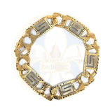 10k 8.5MM 9IN Versace Bracelet MBG-042 - OR QUEBEC 