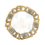 10k 8.5MM 9IN Versace Bracelet MBG-042 - OR QUEBEC 