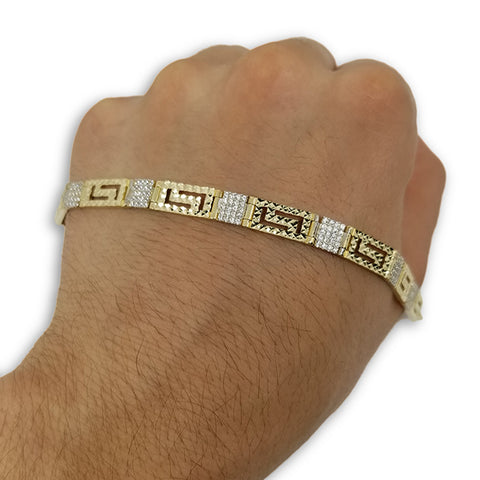 10k Or Jaune Versace Bracelet WBG-051 - OR QUEBEC 