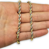 Torsade 2 tons diamond cut en or 10K 3.5mm MBG-064 - OR QUEBEC 