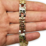 Bracelet Versace en or 2 tons 10k G lock 9.5mm MBG-069 - OR QUEBEC 