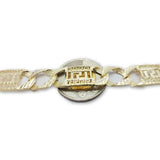 Bracelet versace large en or 10k diamond cut 12.5mm MBG-070 - OR QUEBEC 