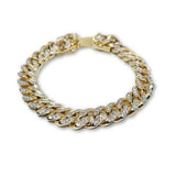 Miami cuban Link 3.00ct diamants en or 10K 10mm MBG-073 - OR QUEBEC 