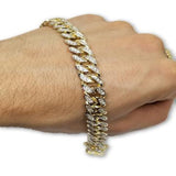 Miami cuban Link 3.00ct diamants en or 10K 10mm MBG-073 - OR QUEBEC 