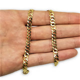 Bracelet courber en or 10K 4.5mm MBG-075 - OR QUEBEC 