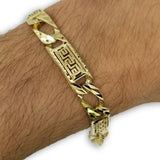 Bracelet Versace en or 10k diamond cut 8.5mm MBG-083 - OR QUEBEC 