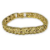 Bracelet spicky en or 10k coupe diamond cut 10mm MBG-086 - OR QUEBEC 