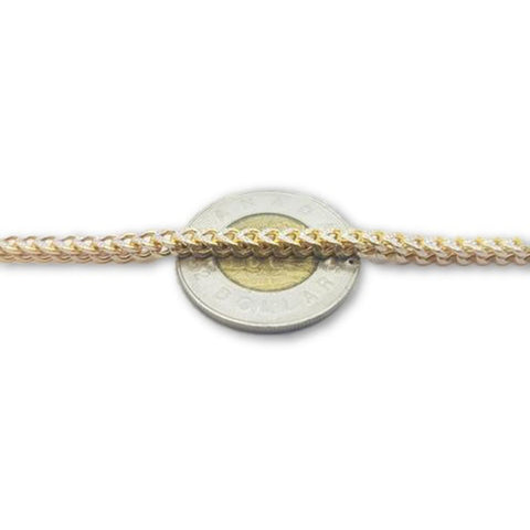 Bracelet en or 10 kt Diamond Cut 3.3mm MBG-096 - OR QUEBEC 