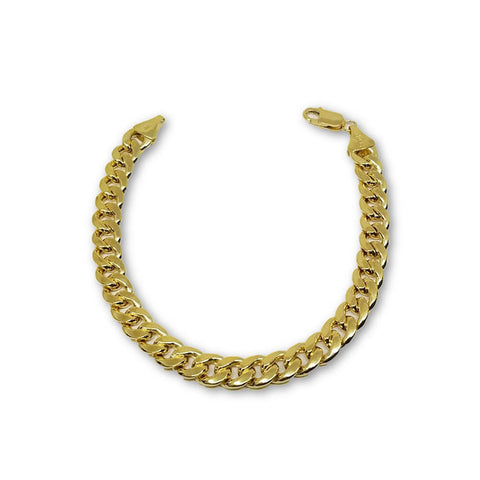 bracelet en or 10 kt Cuban Link 8mm MBG-098 - OR QUEBEC 