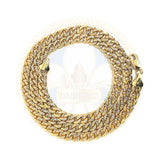 10k 7MM 24IN D-Cut Cuban Link Ensemble Collier MGC-014 - OR QUEBEC