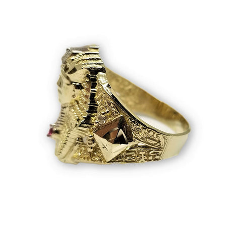 Bague Pharaon en or 10k pour homme MGR 227 OR QUEBEC