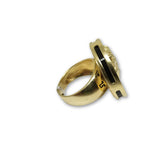 Bague Versace Solid en or 14k avec onyx MGR_033 - OR QUEBEC 