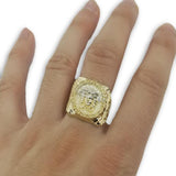 10K Or Jaune Bague Versace Homme MGR_117 - OR QUEBEC 