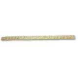 Bracelet scareface nugget en or 10k diamond cut 10mm MBG-093 - OR QUEBEC 