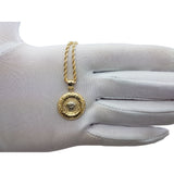 10K or jaune Torsade Chaine 3mm Medusa Collier MNG-235 - OR QUEBEC 