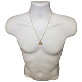 10K or jaune Torsade Chaine 3mm Medusa Collier MNG-235 - OR QUEBEC 