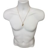 10K or jaune Torsade Chaine 2.5mm Camion Collier MNG-238 - OR QUEBEC 