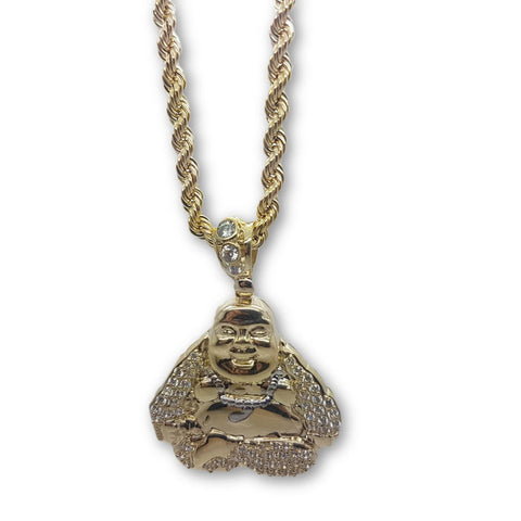 10K Or Jaune Torsade 2.5MM Budha Collier MNG-271 - OR QUEBEC 