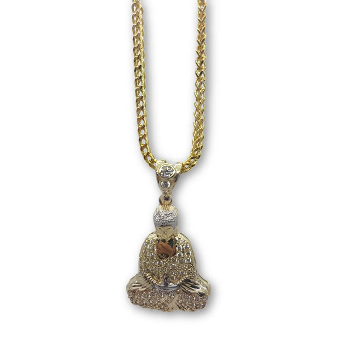 10K Or Jaune Torsade 2.5MM Budha Collier MNG-273 - OR QUEBEC 