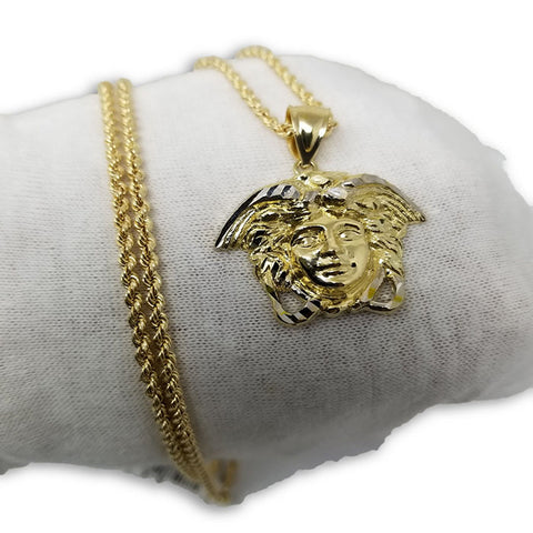 10K Franco 1 MM Or Jaune Versace Homme Collier MNG 279 OR QUEBEC