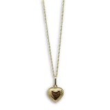 10K versace Pendentif Femme Avec Chaine Singapour Coeur MNG-302 - OR QUEBEC 