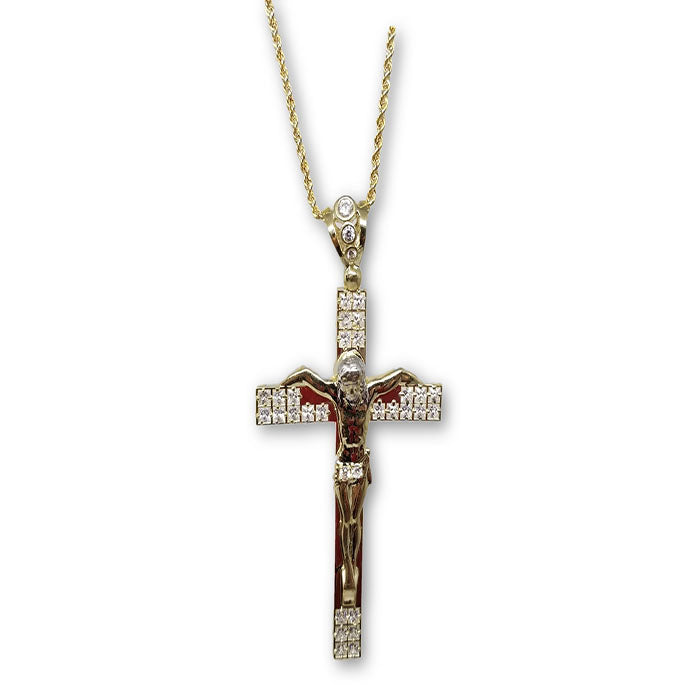 10K Collier Homme Emoji 100 en Or Jaune MNG-329 - OR QUEBEC 