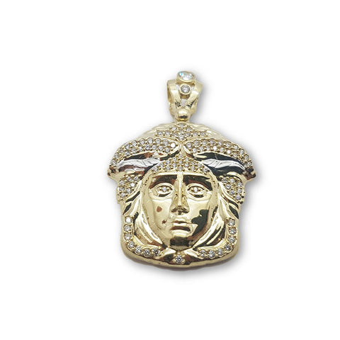 10K Pendentif Homme Medusa en or MPG-431 - OR QUEBEC 