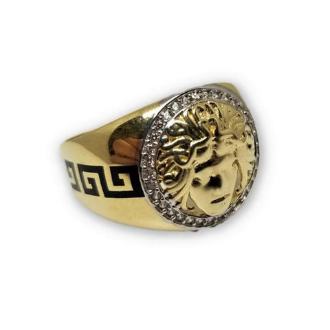 Chevaliere homme argent best sale versace