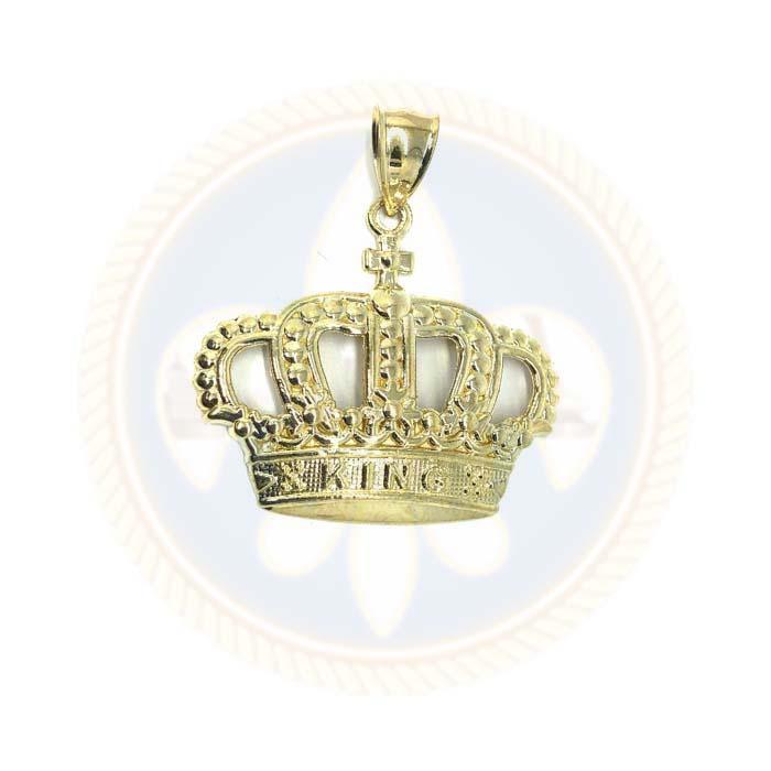 Pendentif en or 10K King Crown RGP-007