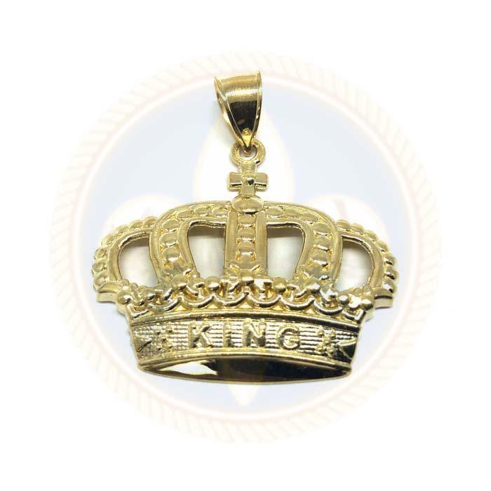 Pendentif en or 10K King Crown RGP-008