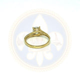 10k Femme Cz Bague SID-0028 - OR QUEBEC 