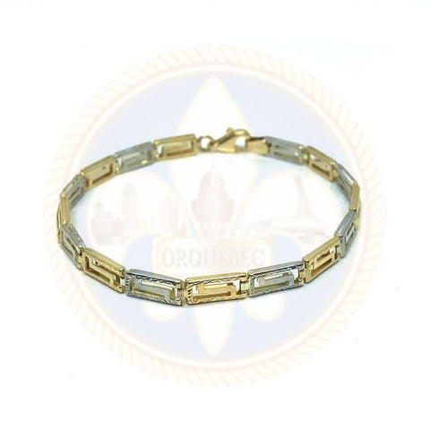 10k 4.5MM 7.5IN Versace Bracelet WBG-037 - OR QUEBEC 