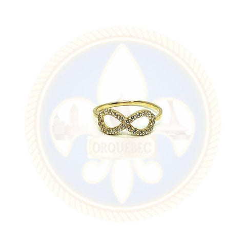 10K Bague Infinity WGR-047 - OR QUEBEC 