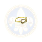 10K Bague Infinity WGR-047 - OR QUEBEC 