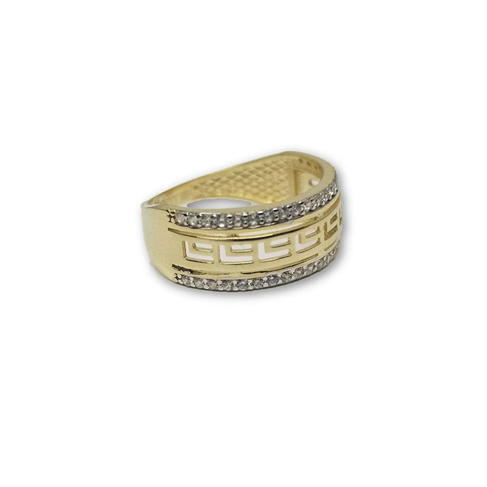 10K en Or jaune Bague Versace pour Femme WGR-058 - OR QUEBEC 