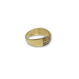 10K Or Jaune Bague Infini Pour femme WGR-106 - OR QUEBEC 