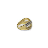 10K Bague Infini Femme Or et Zircon WGR-107 - OR QUEBEC 