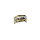 10K Or Jaune Bague Femme WGR-114 - OR QUEBEC 
