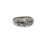 10K or blanc Bague Fiançailles Femme WGR-120 - OR QUEBEC 