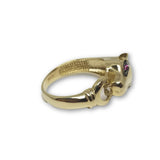 10K Or Jaune Bague Femme WGR-135
