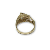 10K Or Jaune Bague Femme WGR-135 - OR QUEBEC 