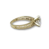 Bague Pour Femme 10k en Or Jaune Versace WGR-150 - OR QUEBEC 