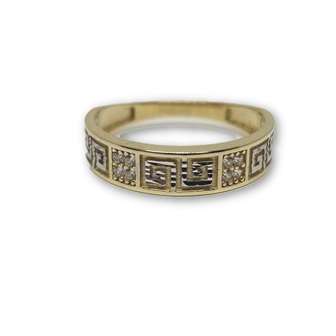 Bague Pour Femme 10k en Or Jaune Versace WGR-152 - OR QUEBEC 