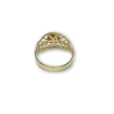 10K OR jaune Bague Fleur Pour Femme WGR-165 - OR QUEBEC 