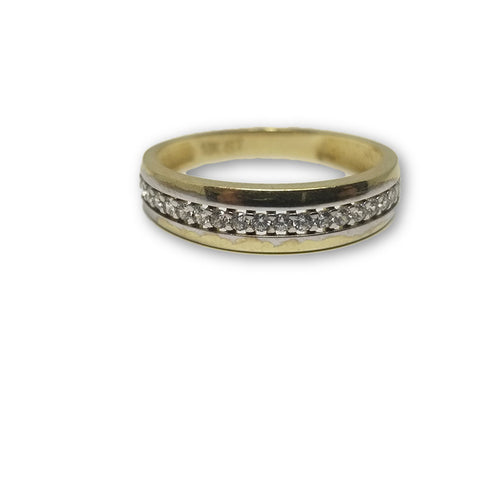 10K Bague Femme CZ WGR-169 - OR QUEBEC 