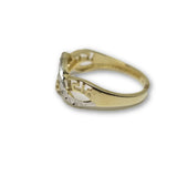 10K Bague Infini Versace Style Pour Femme WGR-171 - OR QUEBEC 