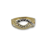 10K Bague Infini Versace Style Pour Femme WGR-171 - OR QUEBEC 