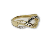 10K Bague Infini Versace Style Pour Femme WGR-171 - OR QUEBEC 