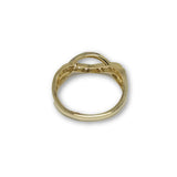 10K Bague Infini Versace Style Pour Femme WGR-171 - OR QUEBEC 