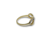 10K Bague Infini Femme Or et Zircon WGR-176 - OR QUEBEC 